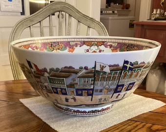 Chinese Export Reproduction Hong Bowl 14"