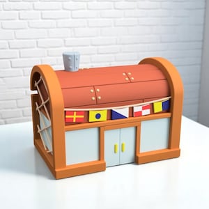 Krusty-geïnspireerde Commander-deckbox – compatibel met dubbele mouwen, leuke TCG-opslag – MTG Commander-deckhouder | Inclusief opslag voor dobbelstenen