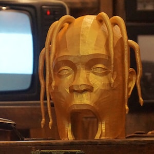 Travis Scott Astroworld 3D Head Figure