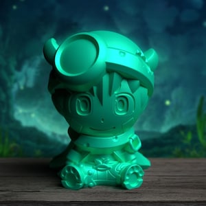 Chibi Reg - Anime Figure - 3D Printed Android Explorer Figure – Highly Detailed Anime-Inspired Collectible