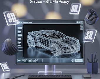 Serviço de Modelagem 3D Personalizado | Design de Modelo 3D Personalizado para Impressão | Pronto para Arquivo STL