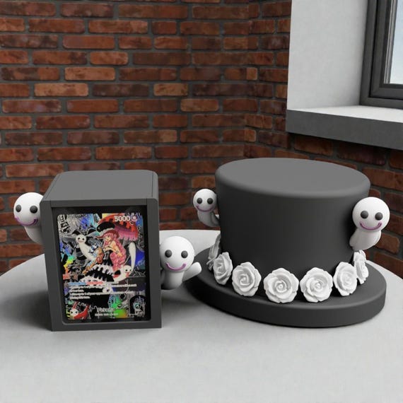 Gothic Ghost Deckbox – Spooky Card Storage, Themed Tokens