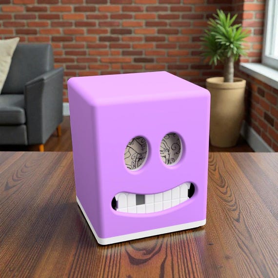 3D Printed Funny Skeleton Deck Box – TCG Card Holder with Hidden Skull Base