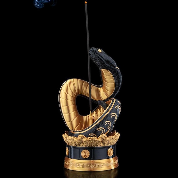 Cobra Incense Holder – Naja Snake Incense Holder – 3D Printed Stick Incense Burner – Cobra Decor