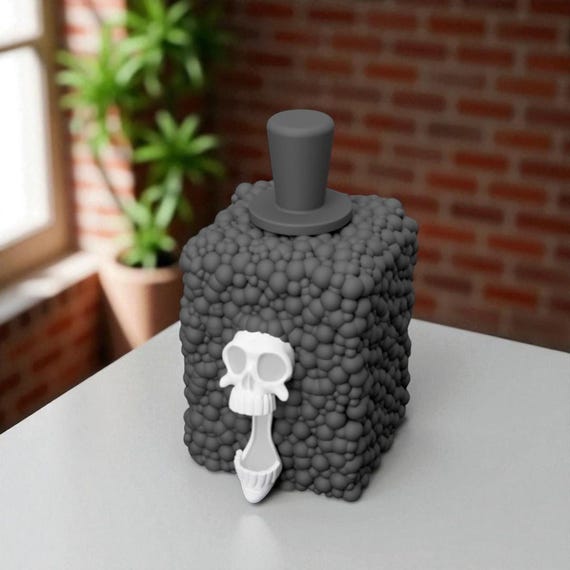 Skeleton Musician Deck Box: TCG Card Storage - Double-Sleeve Compatible