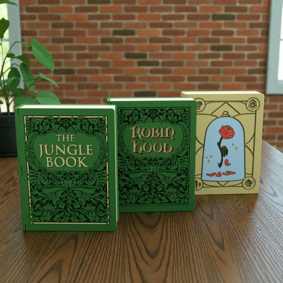 Storybook Deck Box – Fantasy Fairytale TCG Card Case, 3D Printed Magnetic Storage