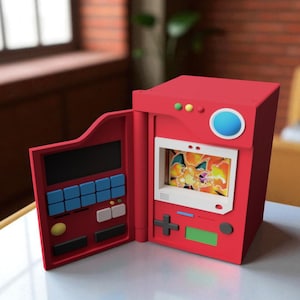 Collector’s Premium Card Deck Box – Display Window & Dice Compartment, Perfect for TCG - Trading Cards
