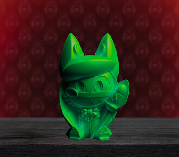 Chibi Alastor - Anime Figure - 3D Printed Demon Gentleman Figure – Highly Detailed Anime-Inspired Collectible