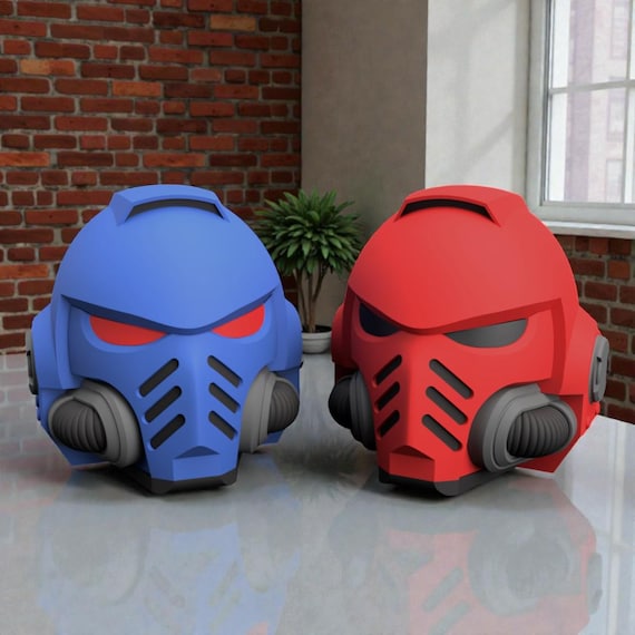 3D Printed Armor Helmet Deckbox – Magnetic MTG/TCG Card Storage