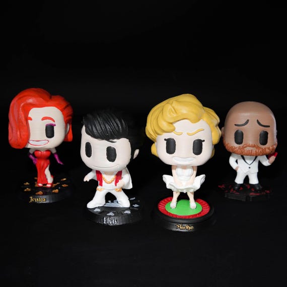 Customizable Gala Gamblers Avatar - 3D Printed Personalized Casino Character - Poker Night Gift