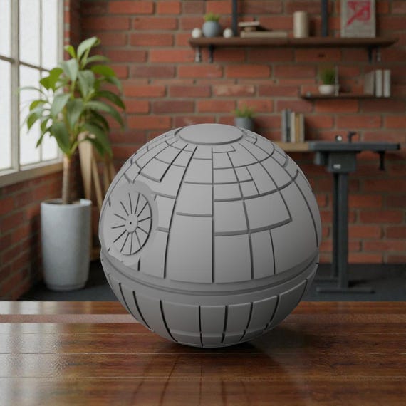 3D Printed Galactic Battle Sphere Deck Box – Sci-Fi TCG Card Storage (Dice Compartments)