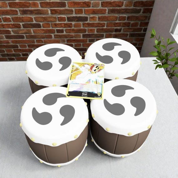 Storm Deity Drum Deck Box – Fantasy Lightning Totem TCG Case (Magnetic Optional)