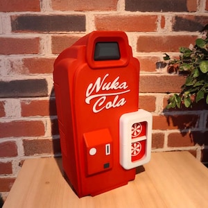 Nuka-stijl TCG Commander Deck Box – op Fallout geïnspireerde kaartopslag voor MTG, EDH en meer – 3D-geprint duurzaam gameaccessoire