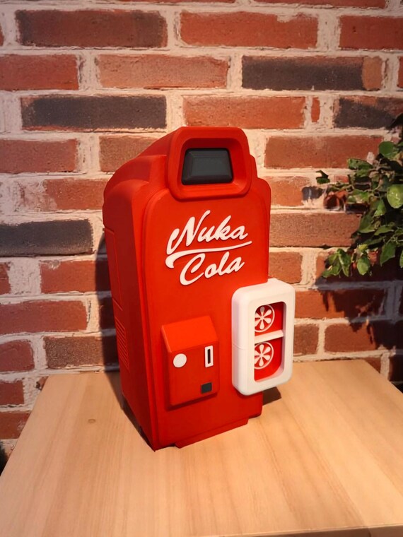 Nuka Style TCG Commander Deck Box – Fallout Inspired Card Storage for MTG, EDH, and More – 3D Printed Durable Game Accessory