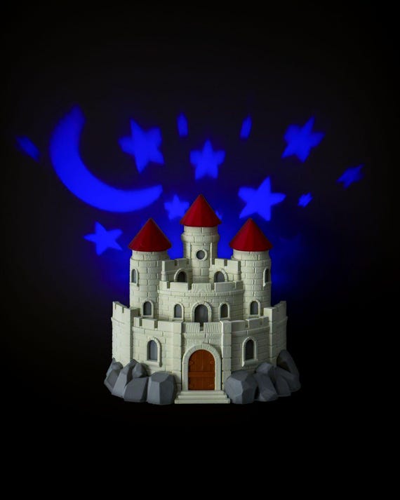 Magical Castle Night Light – 3D Printed Wall Lamp for Kids Room & Nursery - Baby Gift - Baby Shower Gifts