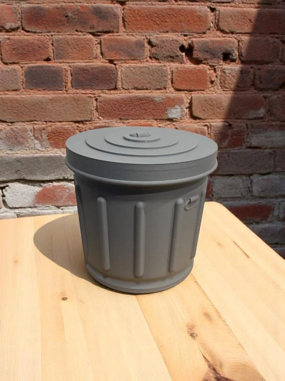 Trash Can Commander Deck Box | Fun MTG Storage for Magic the Gathering | Novelty EDH Deck Box