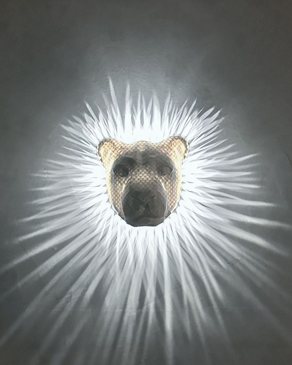Lion Night Light Wall Decor & Light Wall Art