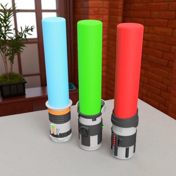 Star Wars Lightsaber Playmat Tube: Yoda, Darth Vader, Obi-Wan