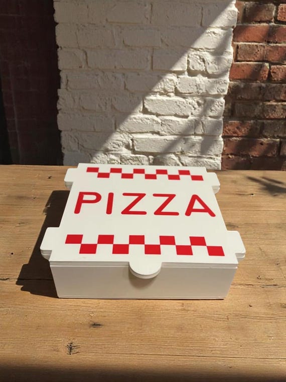 Pizza MTG Deck Box | Commander Deck Storage | Fun Gift for Magic the Gathering Players - Magic the Gathering EDH Deck Box, Fun Gift