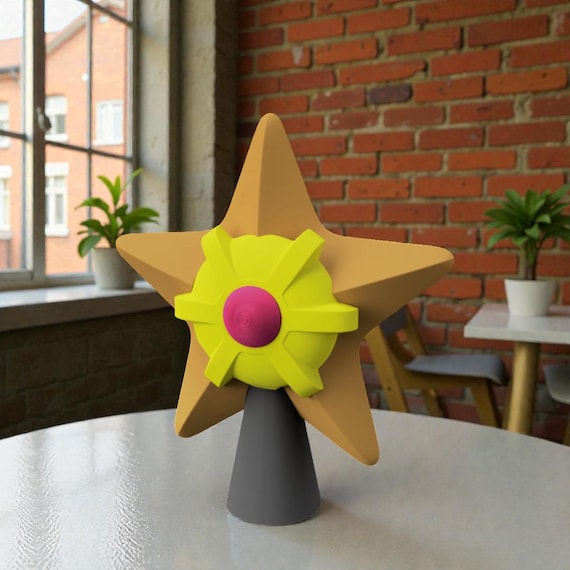 Crystal Star Deck Box – Fantasy Sea Star TCG Card Case, 3D Printed Magnetic Storage