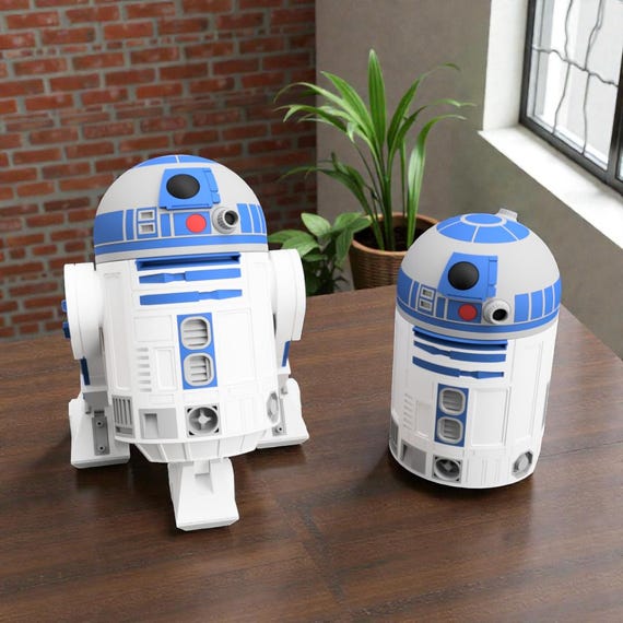 Astromech Droid–Inspired Deckbox – 3D Printed Magnetic TCG Storage