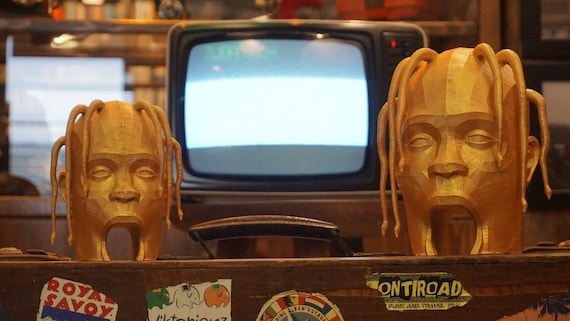 Travis Scott Astroworld 3D Head Figure