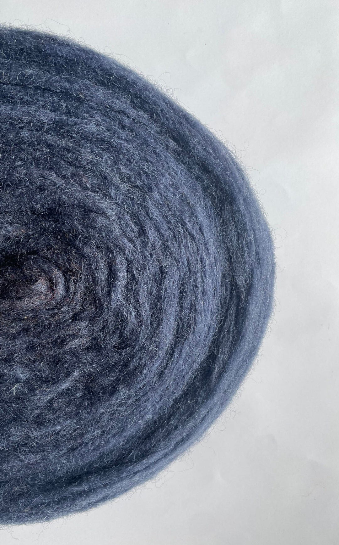 Dundaga Pencil Roving, Unspun Wool 2-ply, Intense Blue, RY9_2 - Etsy