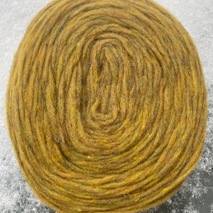Dundaga Pencil Roving, Lana non filata a 2 capi, Verde Giallo, RY19