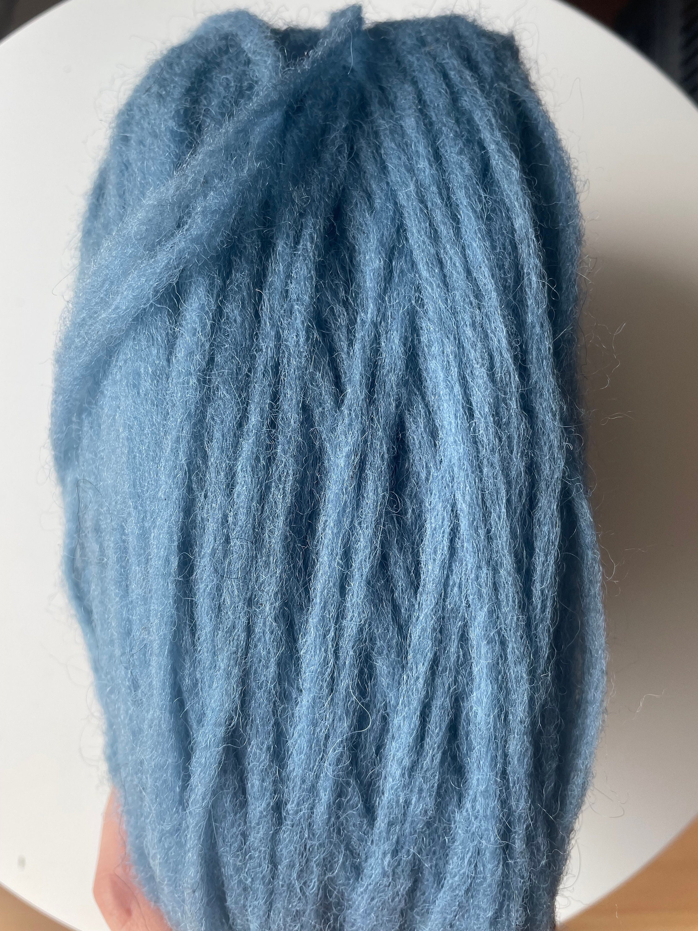 Dundaga Pencil Roving, Unspun Wool 2-ply, Sky Blue, RY8_2 - Etsy Australia
