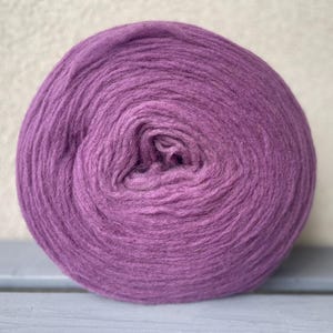 Dundaga Pencil Roving Lana Merino Non Filata 2 capi, Viola, MRY4