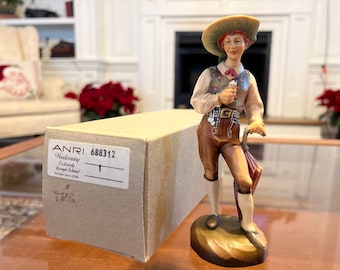 Rare Anri Toriart Angel Figurine With Candle From Angel Orchestra