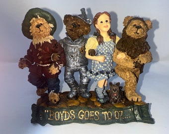 Boyds Bear Stone Figure Dorothy & Company En route pour voir le magicien 2000 Le magicien d'Oz