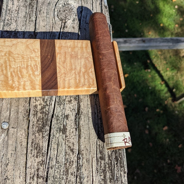 Maple and exotic wood Cigar rest