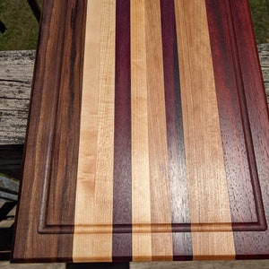 Wood Cutting and Carving Board - Handmade and Multi-wood