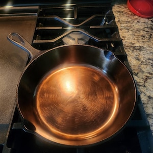 Lodge Brand 8 Inch Smooth Inside Sides and Bottom - Cast Iron Skillet (made in the USA); Smooth Cast Iron Skillet