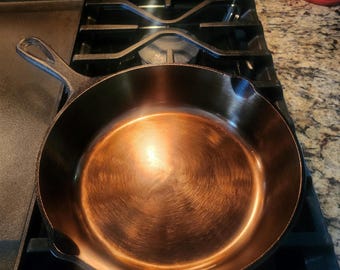 Lodge Brand 8 Inch Smooth Inside Sides and Bottom - Cast Iron Skillet (made in the USA); Smooth Cast Iron Skillet.