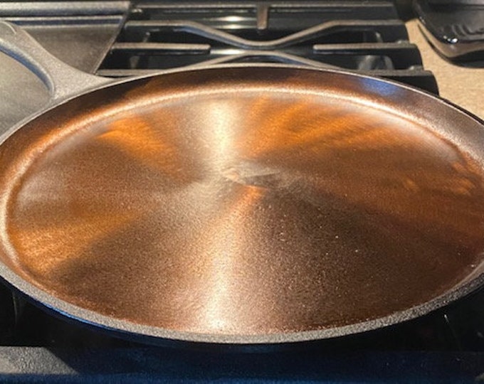 Lodge 10.25 Inch Smooth Ground Cast Iron Griddle made in the USA Smooth Cast Iron Griddle Gift