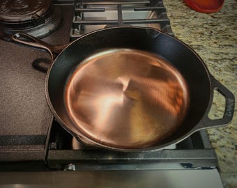 Sartén Lodge de 26 cm (10,25 pulgadas) lisa - Solo la base interior; Sartén de hierro fundido (fabricada en EE. UU.); Sartén de hierro fundido lisa; Regalo para cocineros