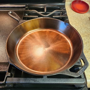 Lodge 12 inch Smooth - Inside sides and bottom - Cast Iron Skillet (made in the USA); Smooth Cast Iron Skillet; Cooks Gift