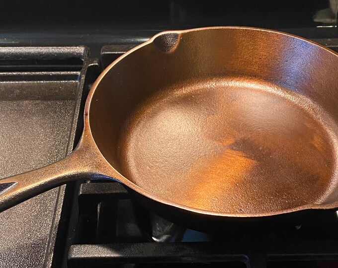 Lodge Smooth Inside Bottom and Sides Ground Cast Iron Skillet 8 Inch Cast Iron Cookware Gift for