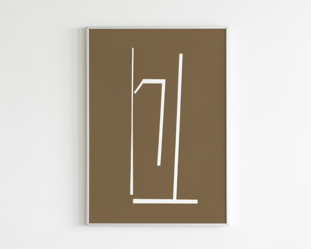 Abstract Art, Line Art, Neutral Art, Minimalist Printable, Printable