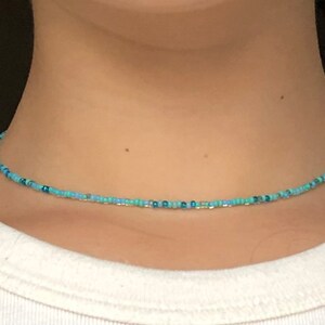 Blue Beaded Necklace