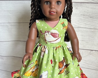 Hats Off Dress for 18 inch Doll