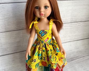 Beach Dress & Pantaloons for 13 Inch Doll