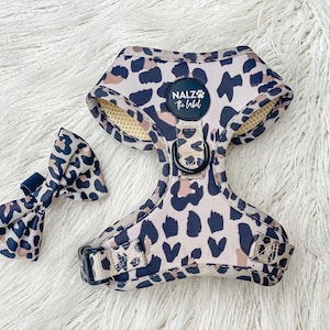 Wild Child Adjustable Dog Harness (Front D-ring) - (Leopard Print)