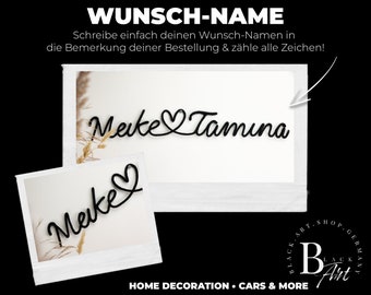 Dein Schriftzug | personalisiert | in deiner Wunschfarbe | Wähle deine Farbe!