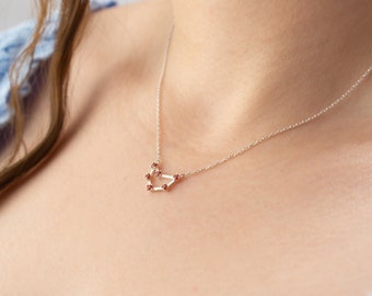 Capricorn Necklace, Zodiac Necklace, Star Sign Necklace, Astrology Necklace, Capricon Gift, Capricon Pendant, Horoscope Pendant, Zodiac Sign