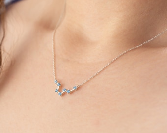 Pisces Necklace, Zodiac Necklace, Star Sign Necklace, Astrology Necklace, Pisces Gift, Pisces Pendant, Horoscope Necklace, Zodiac Sign