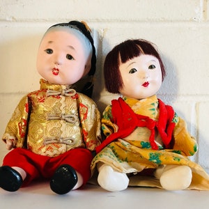 Vintage All Bisque Collectible China Dolls