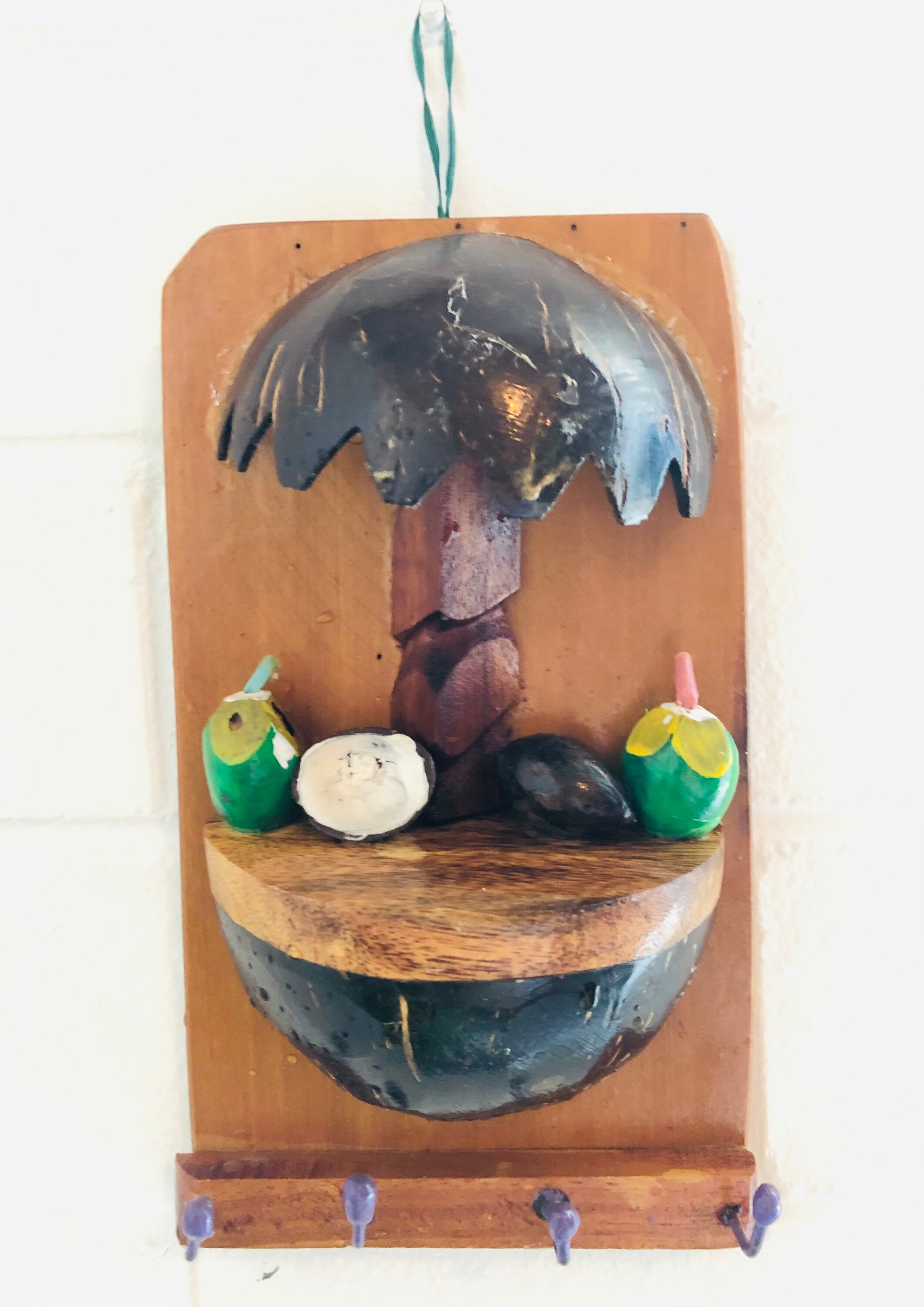 1960s Vintage Hand Carved Tiki Wall Hanging Vintage Tiki Etsy